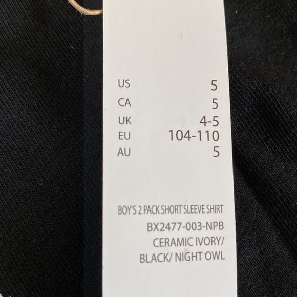 Rae Dunn set of 2 boys tees size 5 NWT! Cool Dude and grey printed tees - Picture 9 of 9